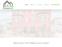 Tablet Screenshot of mmdevelopmentllc.com
